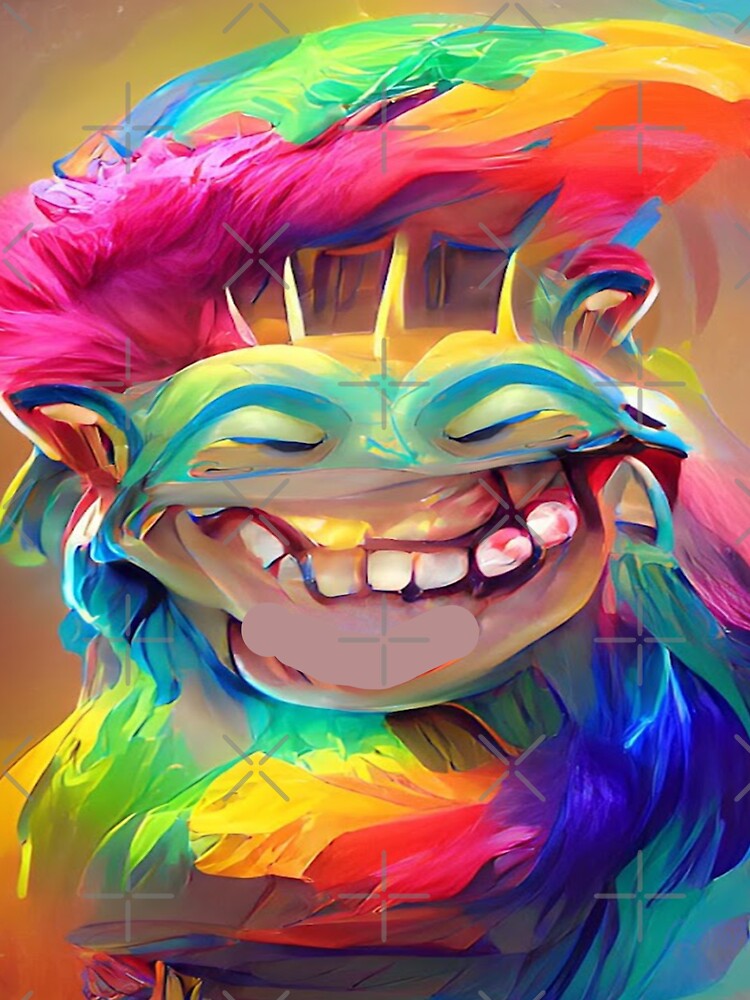 Crazy Troll Face Social Media Photographic Print for Sale by Steelpaulo