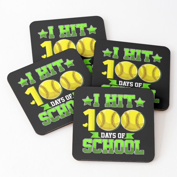 Item preview, I Hit 100 Days Of School Softball Sports Player Kid Boy  designed and sold by wendyy88.
