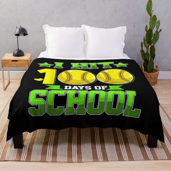 Item preview, I Hit 100 Days Of School Softball Sports Player Kid Boy designed and sold by wendyy88.