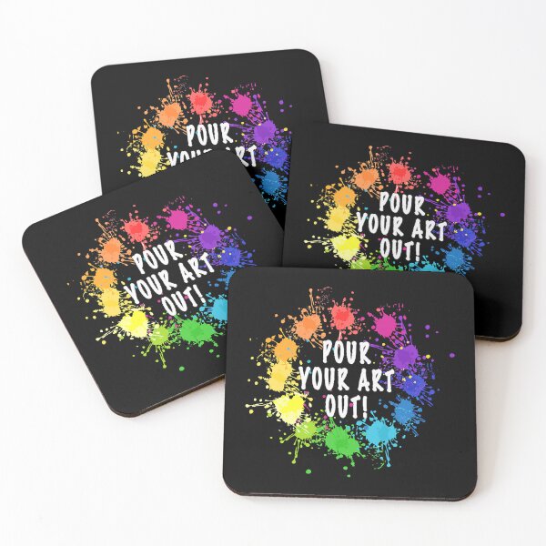 Item preview, Pour Your Art Out - Acrylic Paint Pouring Artist Fluid Art Painter Color Wheel designed and sold by PrincessBrogan.