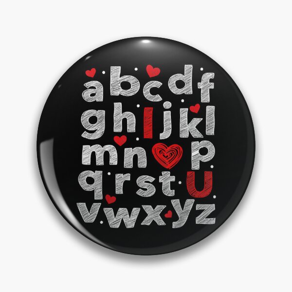 Item preview, Abc I Love You Valentines Day Slogan Alphabet English  designed and sold by wendyy88.