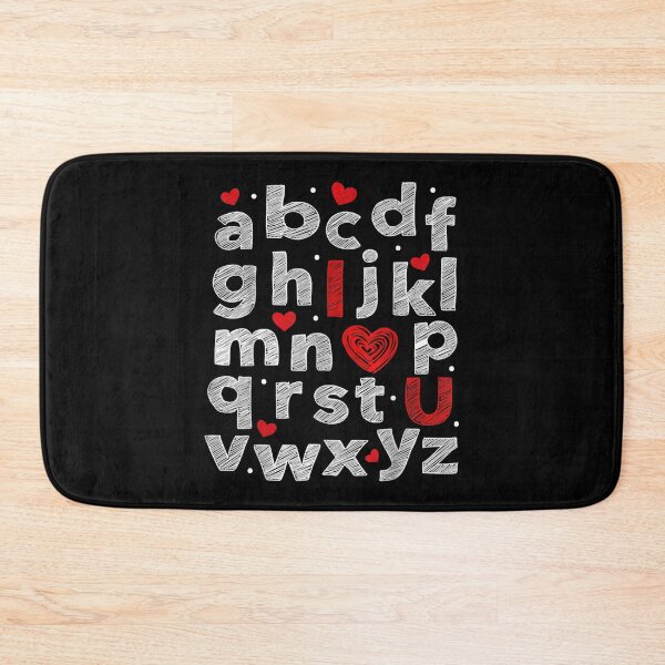 Item preview, Abc I Love You Valentines Day Slogan Alphabet English  designed and sold by wendyy88.