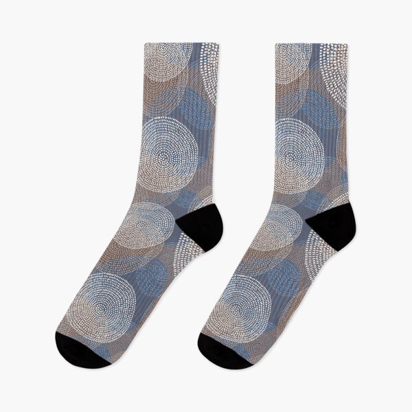 Item preview, Gray & Blue Circular Dot Pattern  designed and sold by JumpSeatDesign.