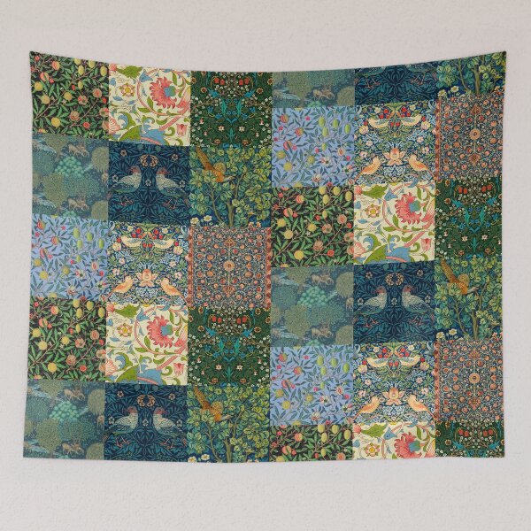 Item preview, William Morris Patchwork designed and sold by Go Logo Designs.
