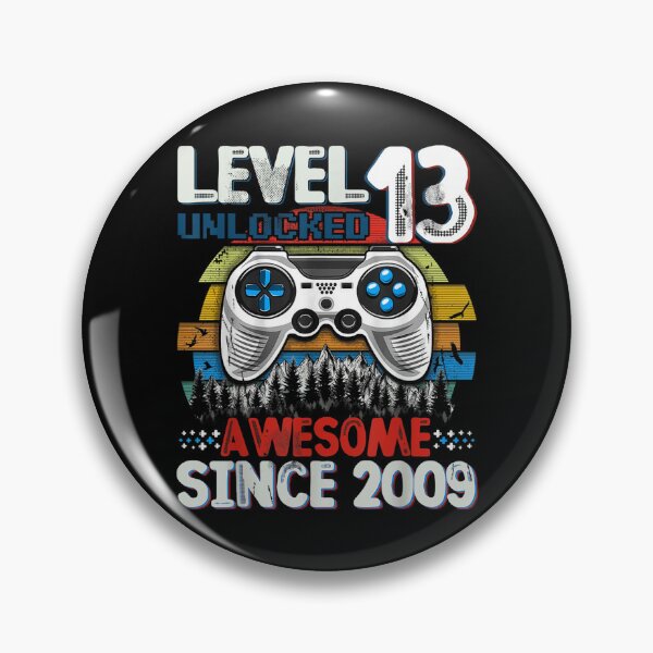 Item preview, Video Game Level 13 Unlocked Vintage 2009 Boy 13th Birthday  designed and sold by wendyy88.
