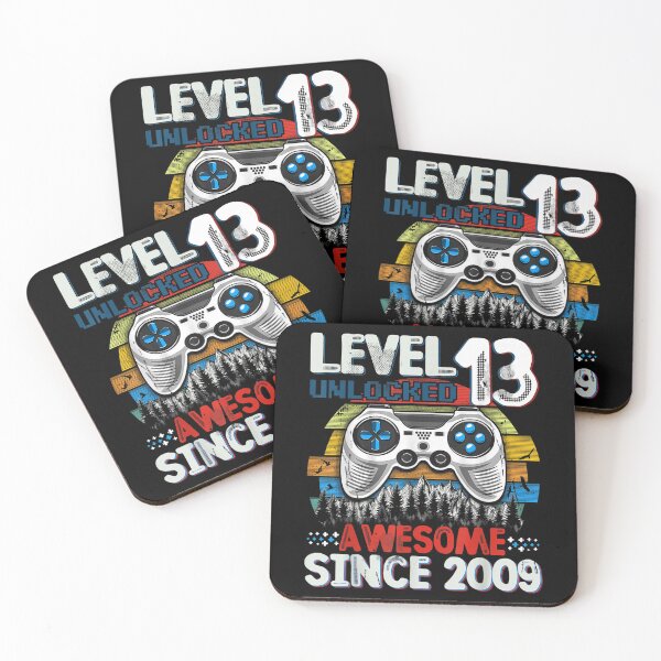 Item preview, Video Game Level 13 Unlocked Vintage 2009 Boy 13th Birthday  designed and sold by wendyy88.