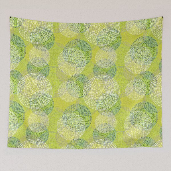 Item preview, Lime & Yellow Circular Dot Pattern designed and sold by JumpSeatDesign.