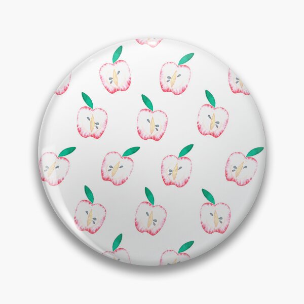 Item preview, Apple halves pattern. Watercolor illustration. designed and sold by Trilisti.