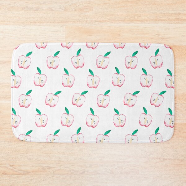 Item preview, Apple halves pattern. Watercolor illustration. designed and sold by Trilisti.