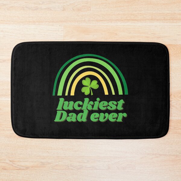 Item preview, rainbow luckiest dad | best luckiest dad ever Ireland | one lucky day with dad designed and sold by wear4gamers.