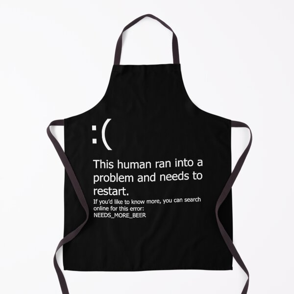 Item preview, Blue Screen of Death - Beer error Classic . designed and sold by binkyabraha.