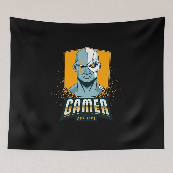 Item preview, Gamer for Life with Evil Cyborg designed and sold by PRIVARSHU.
