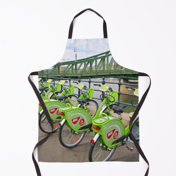 Item preview, Bicycles beside the Danube, Budapest, Hungary designed and sold by FranWest.