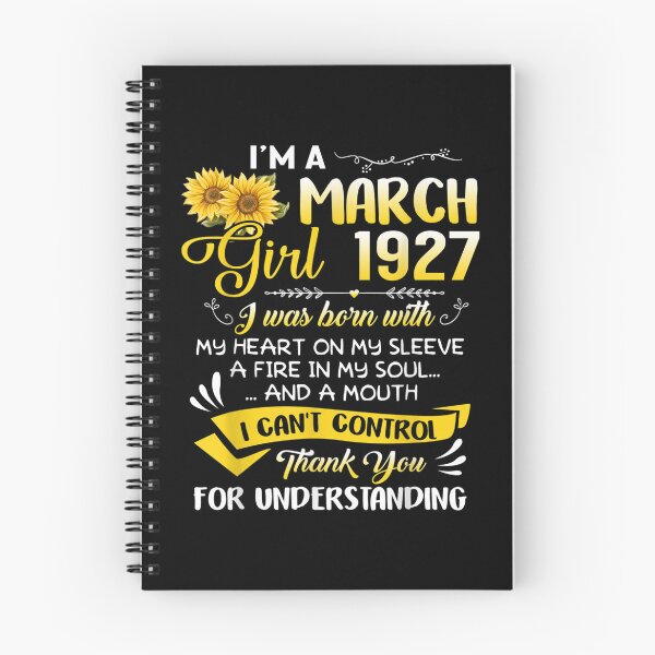 Item preview, I'm A March Girl 1927 Sunflower 95th Birthday  designed and sold by wendyy88.