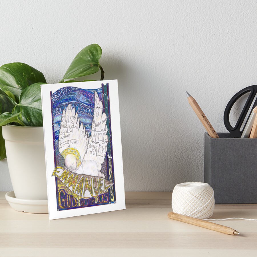 Emmanuel Art Board Print