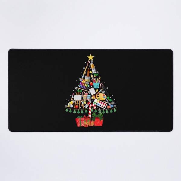 Item preview, Teacher Christmas Tree Art Lover Merry Christmas Holiday designed and sold by PrincessBrogan.