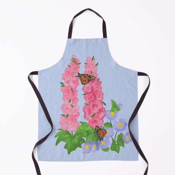Item preview, Hollyhocks and forget me nots designed and sold by Faerieglen.