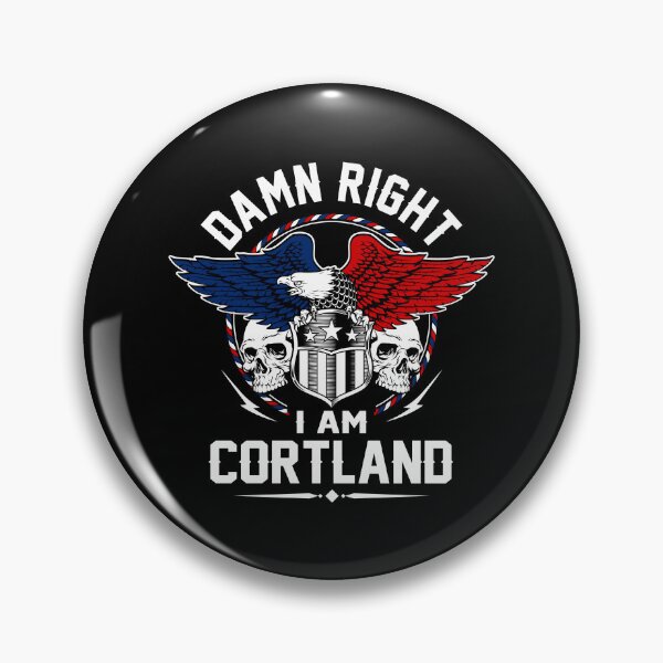 Item preview, Cortland Name T Shirt - Damn Right I Am Cortland Gift Item Tee designed and sold by artiagasonya.