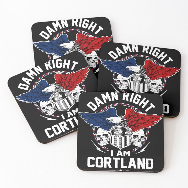 Item preview, Cortland Name T Shirt - Damn Right I Am Cortland Gift Item Tee designed and sold by artiagasonya.