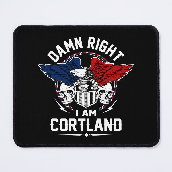 Item preview, Cortland Name T Shirt - Damn Right I Am Cortland Gift Item Tee designed and sold by artiagasonya.