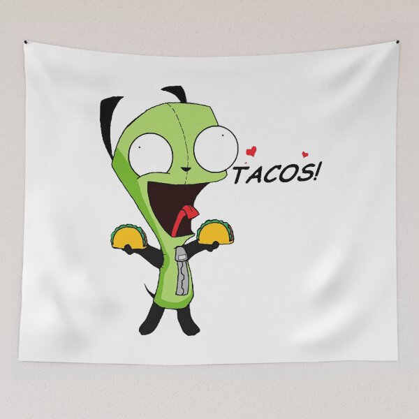 Item preview, Gir Loves Tacos (Invader Zim)  Classic . designed and sold by frostyjudy1.