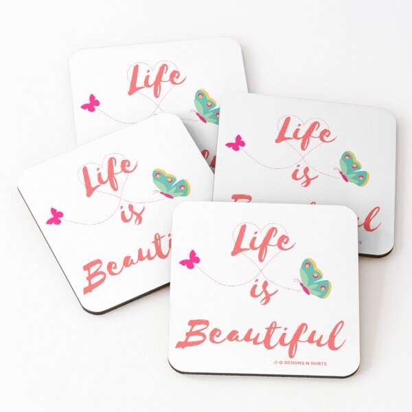 Item preview, Life Is Beautiful designed and sold by ODesignsNShirts.