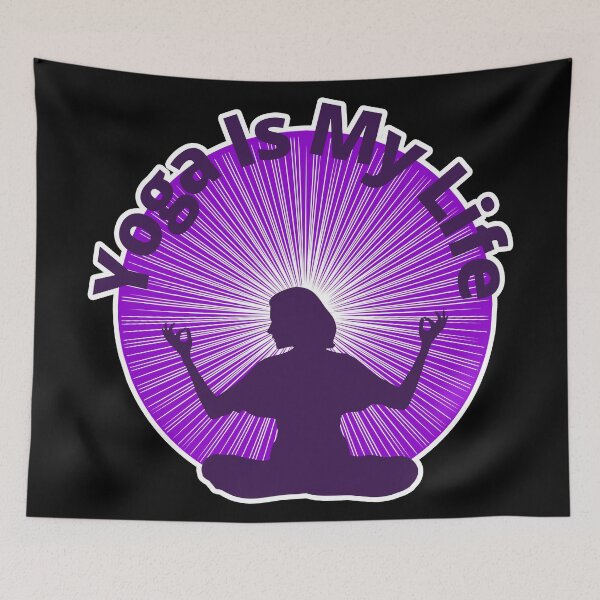 Item preview, Yoga is my purple life designed and sold by Astralia.