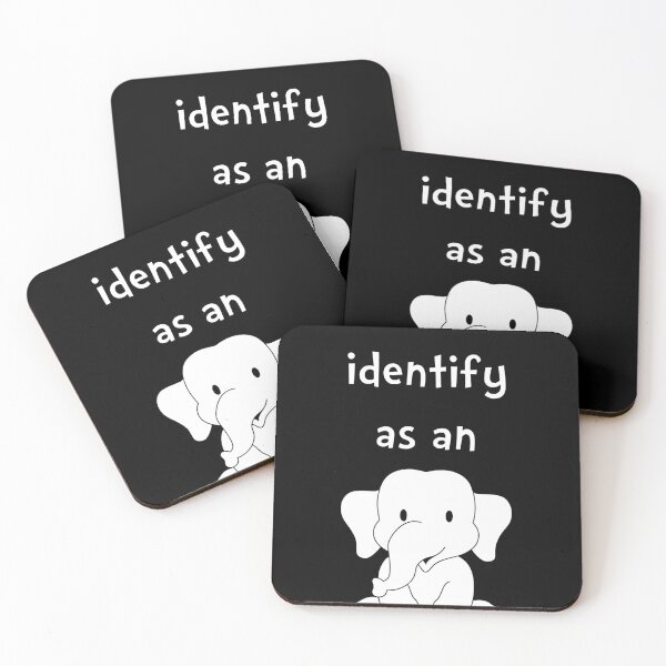 Item preview, I Identify as an Elephant Essential . designed and sold by tadhgstewar.