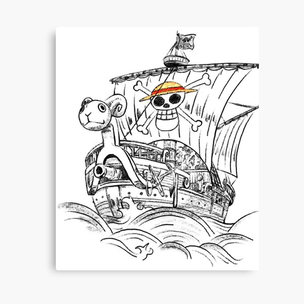 one piece going merry ship Art Board Print for Sale by Zoro3