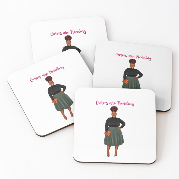 Item preview, Curves are Trending, Curvy girl, Plus size woman, Curvy woman designed and sold by gabrielakrall.