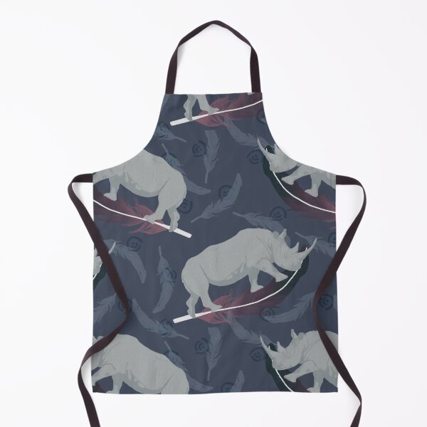 Item preview, Floating White Rhino - Indigo Blue designed and sold by Jasrese.