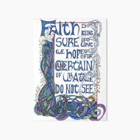 Faith Art Board Print