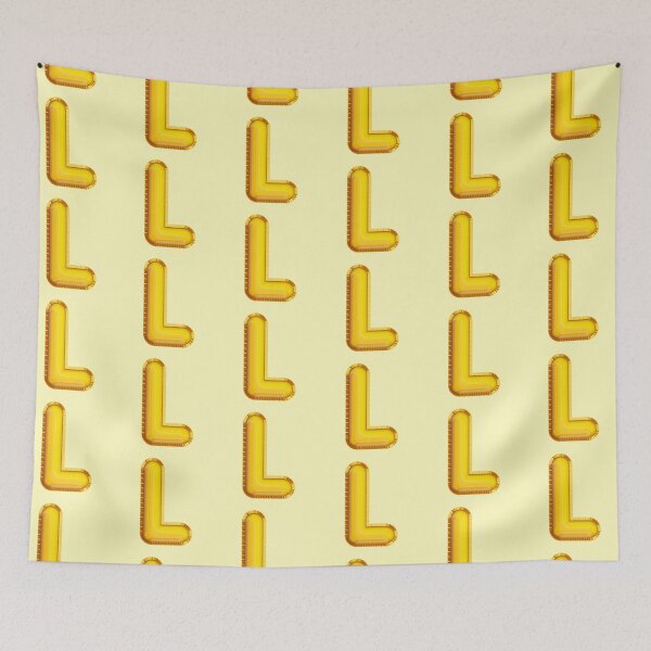 Item preview, Golden Balloon Alphabet latter L designed and sold by TheBrotherHouse.