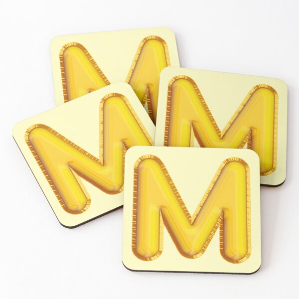 Item preview, Golden Balloon Alphabet latter M designed and sold by TheBrotherHouse.