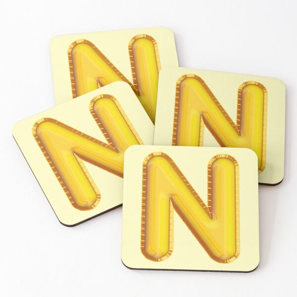 Item preview, Golden Balloon Alphabet latter N designed and sold by TheBrotherHouse.