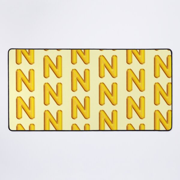Item preview, Golden Balloon Alphabet latter N designed and sold by TheBrotherHouse.