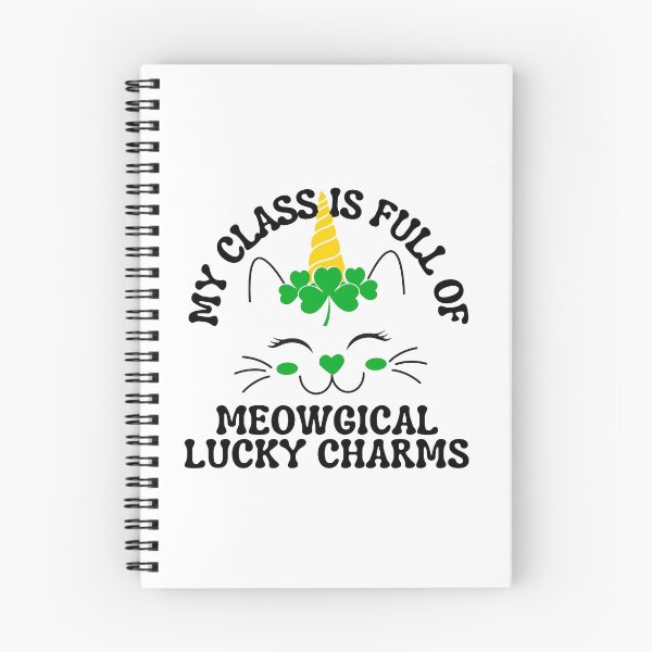 Item preview, My Class Is Full Of Meowgical Lucky Charms, Fun print for teachers who like St. Paddy's day, caticorns and being awesome designed and sold by Auntieck.