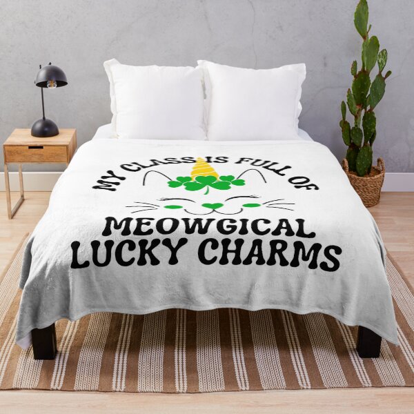 Item preview, My Class Is Full Of Meowgical Lucky Charms, Fun print for teachers who like St. Paddy's day, caticorns and being awesome designed and sold by Auntieck.