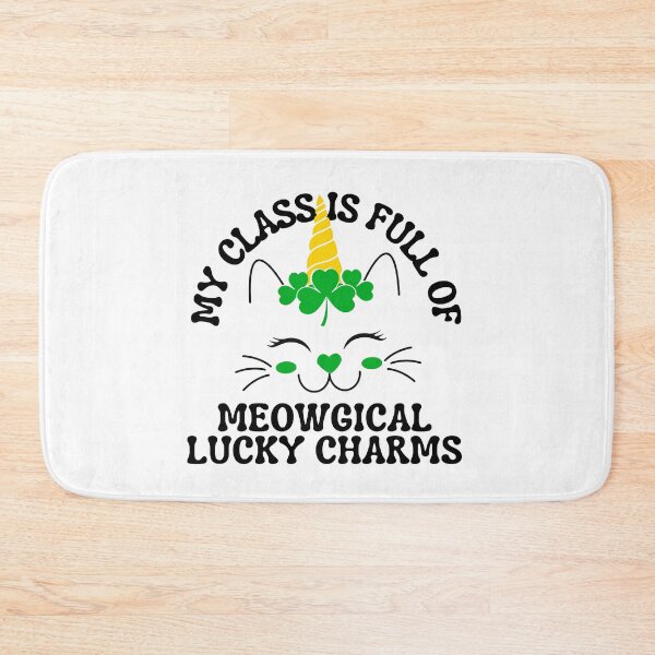 Item preview, My Class Is Full Of Meowgical Lucky Charms, Fun print for teachers who like St. Paddy's day, caticorns and being awesome designed and sold by Auntieck.
