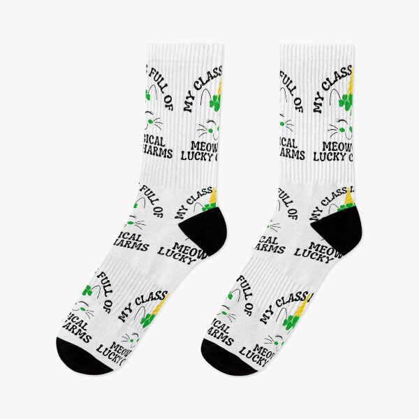 Item preview, My Class Is Full Of Meowgical Lucky Charms, Fun print for teachers who like St. Paddy's day, caticorns and being awesome designed and sold by Auntieck.