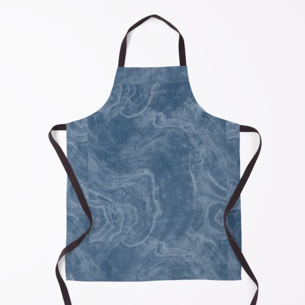 Item preview, Blue White Marble Texture Abstract Pattern Swirly designed and sold by The Turquoise Brush.