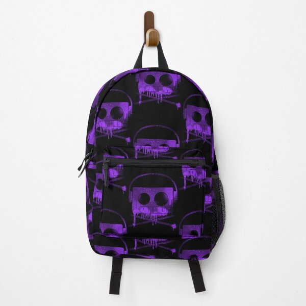 Item preview, Purple Drippy Ooze Cassette Tape Skull and Crossbones designed and sold by that5280lady.