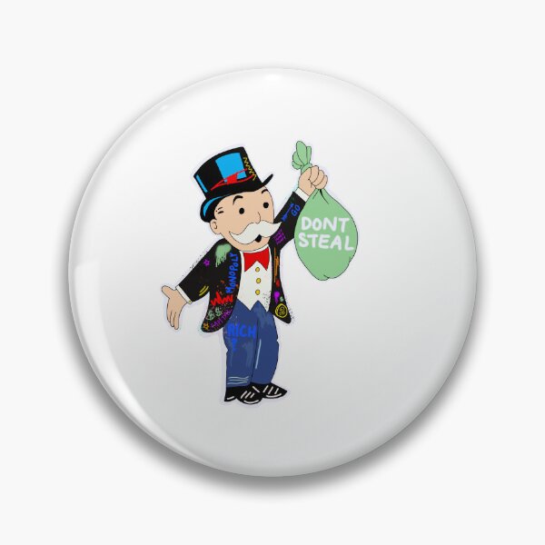 Item preview, Dont Steal Monopoly Man designed and sold by DoodleSanctuary.