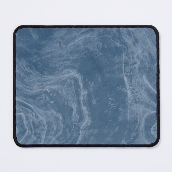Item preview, Blue White Marble Texture Abstract Pattern Swirly designed and sold by The Turquoise Brush.