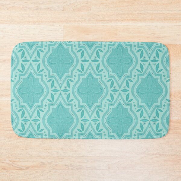 Item preview, Marie Antoinette - Elegant Rococo Tiles in Soft Aqua (pattern) designed and sold by PaisleyMcNoodle.