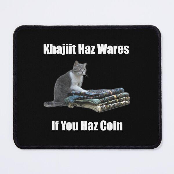 Item preview, Khajiit haz wares - V.3 classic meme Essential . designed and sold by tadhgstewar.