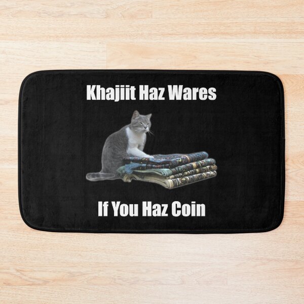 Item preview, Khajiit haz wares - V.3 classic meme Essential . designed and sold by tadhgstewar.