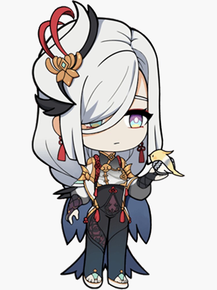 Sticker « Chibi Shenhe - Genshin Impact », par HipEiDraven | Redbubble