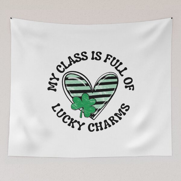 Item preview, My Class Is Full Of Lucky Charms, Fun print for teachers who like St. Paddy's day, caticorns and being awesome designed and sold by Auntieck.