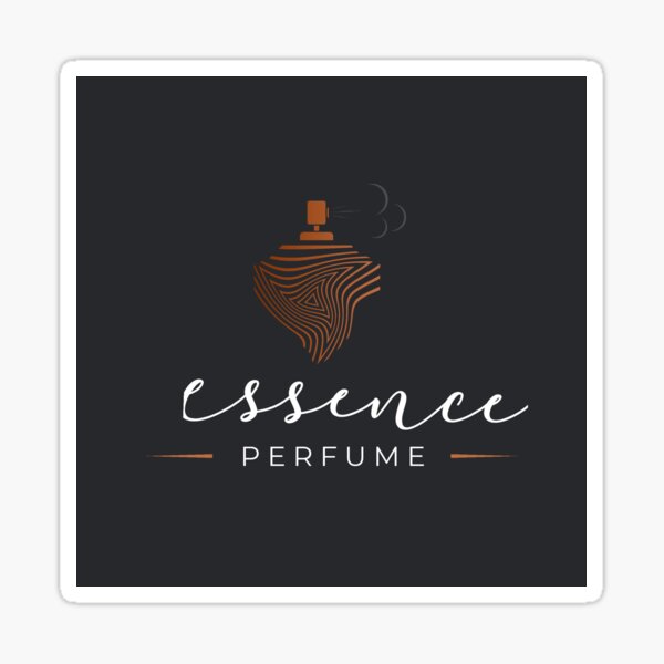 "Essence perfume with logo graphic design" Sticker by AnkitRajpoot